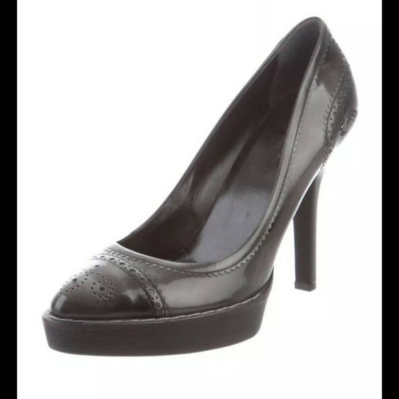 Very RARE Gucci Brogue Wing Tip heels - Picture 14 of 16